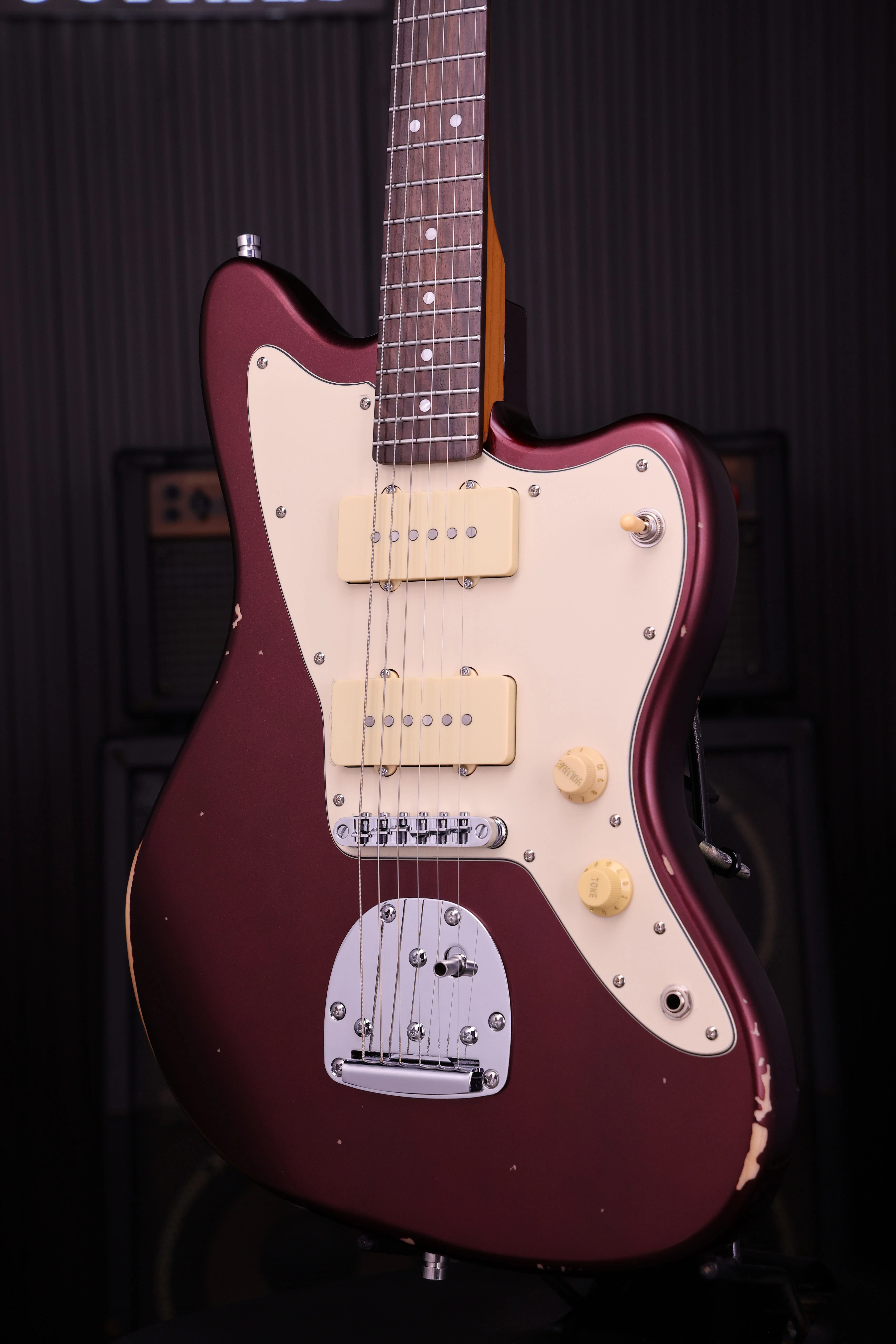PJ-6 Oxblood Red Relic E-Gitarre